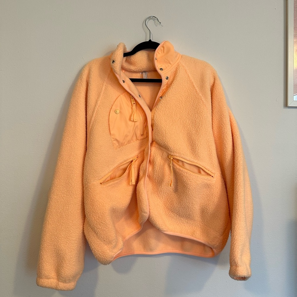 FP Movement - HIT THE SLOPES FLEECE JACKET - SIZE M - orange